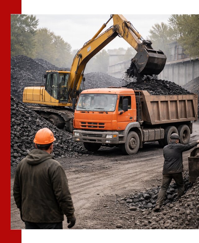 Доставка угля автотранспортом в Урае быстро и выгодно