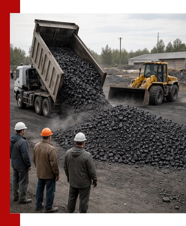 Доставка угля антрацита в Урае с самосвалами и погрузкой