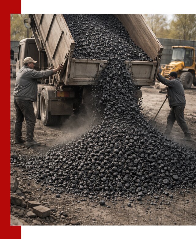 Доставка угля семечка самосвалами в Урае