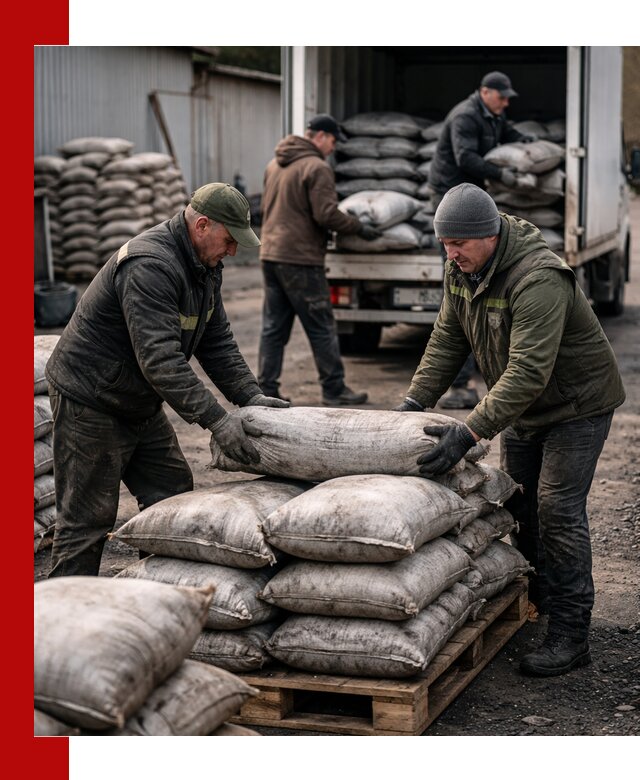 Доставка угля в мешках по выгодным ценам в Урае