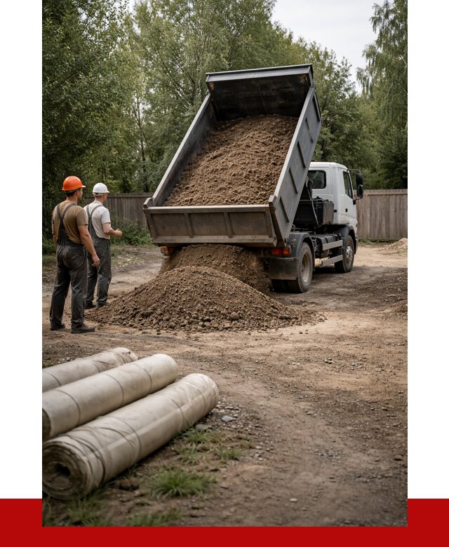 Доставка сыпучих материалов самосвалом в Урай от 4377 р. | ПРОНЕРУДУрй
