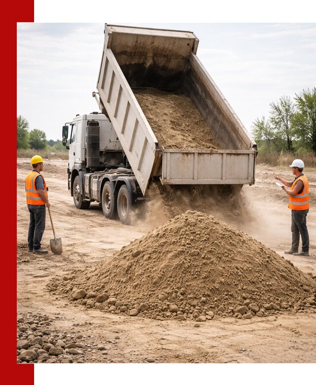 Доставка самосвалом 15 кубов в Урае за город и по городу