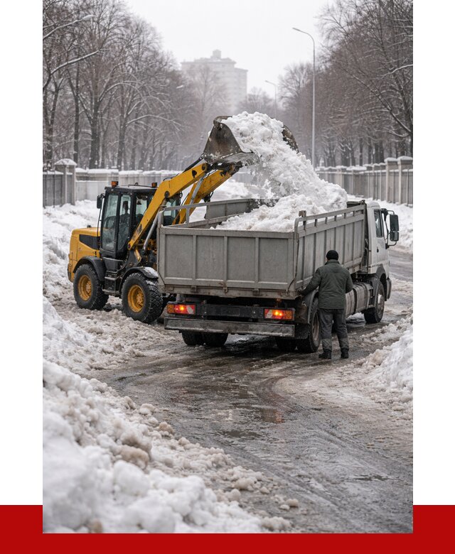 Вывоз снега с погрузкой в Урае от 3647 р. ПРОНЕРУДУрй