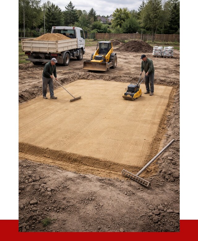 Устройство песчаной подушки в Урае от 4689 р. ПРОНЕРУДУрй