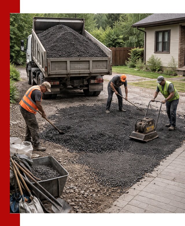 Асфальтовая крошка для двора с доставкой в Урае